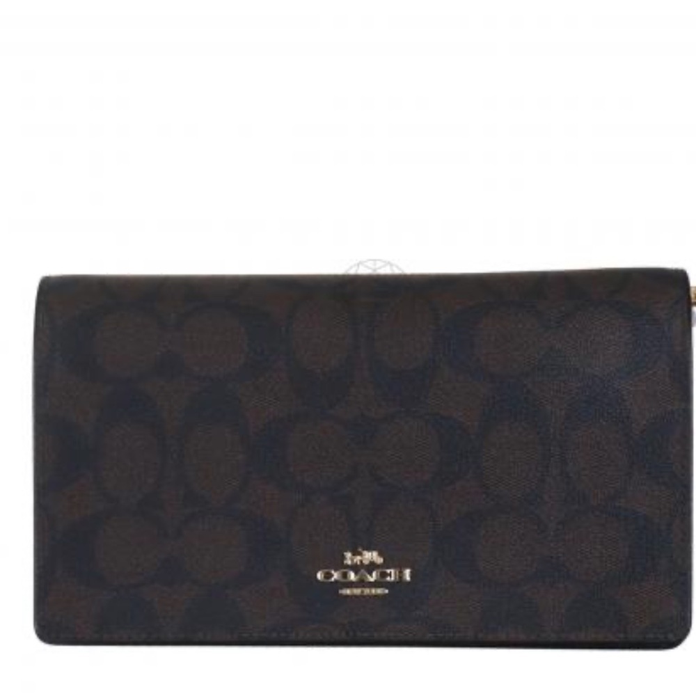 Coach Brown Signature Wallet - Picture 3 of 9